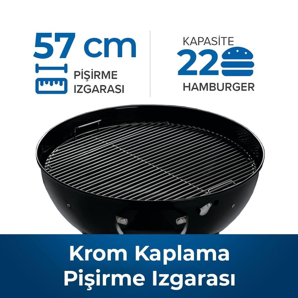 Premium 22 Kömürlü Mangal - 57cm