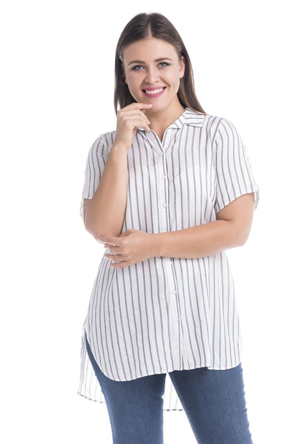 Arkası Baskılı TunikMYLINE13005-m