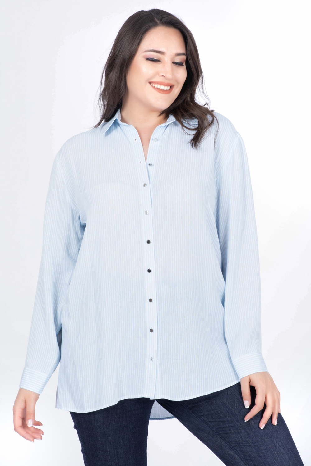 Çizgili GömlekMYLINE34443