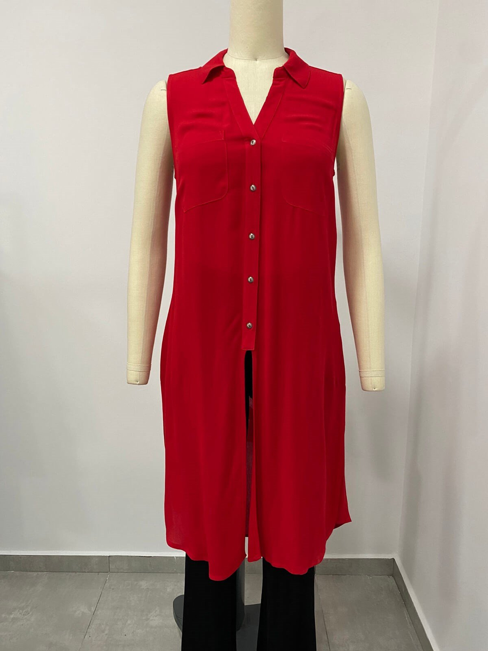 Myline-Kolsuz Gömlek Tunik-Büyük Beden Outlet-66545