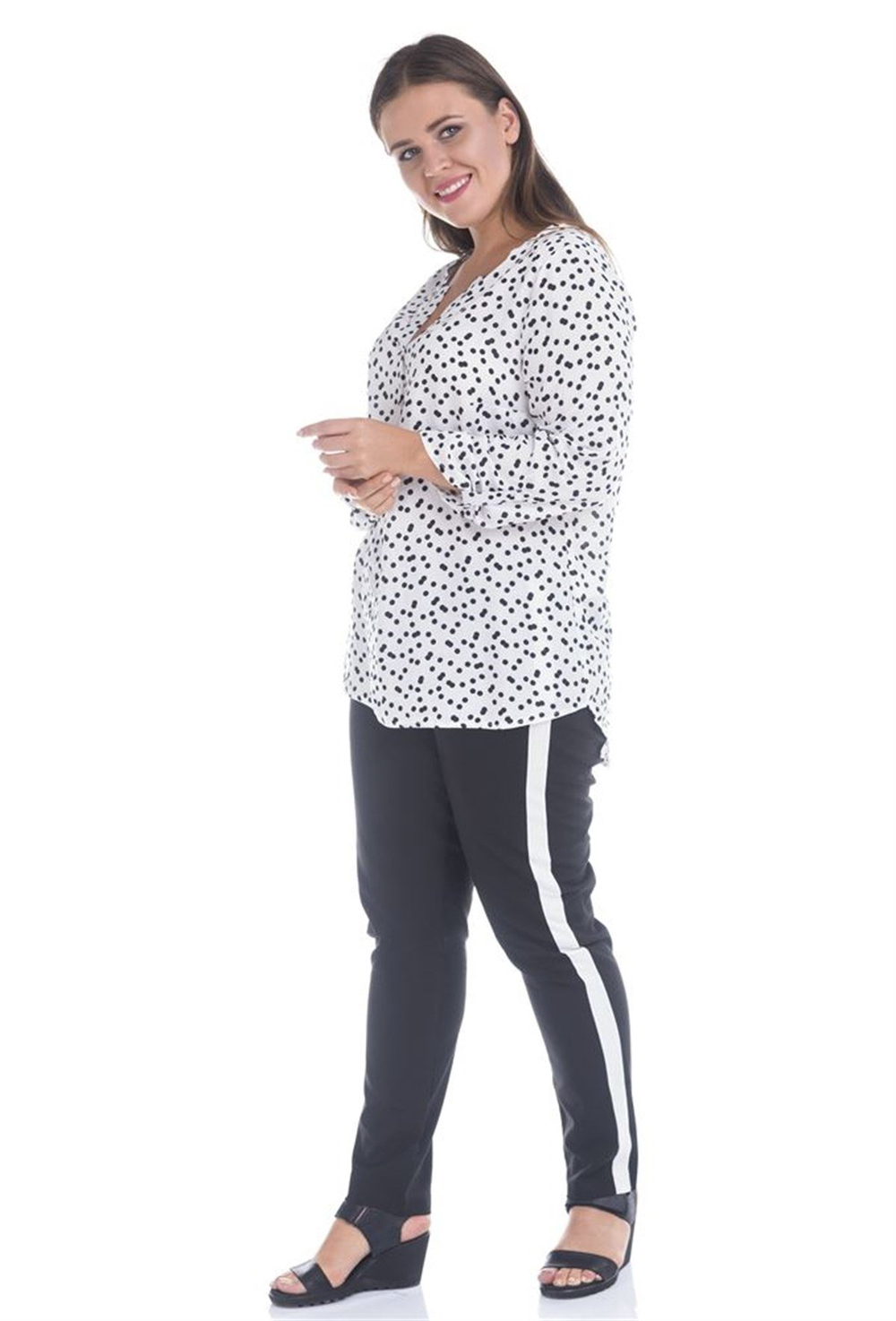 Yandan Serıtlı PantolonMYLINE13226-m