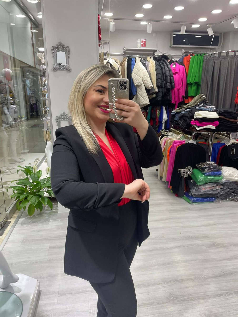 Siyah Kol Büzgülü Şal Yaka Ceket 6167