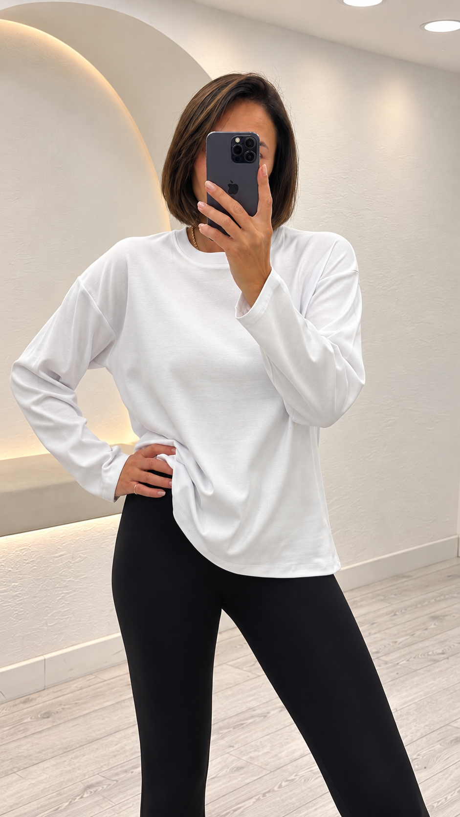 Beyaz Oversize Tshirt 151357