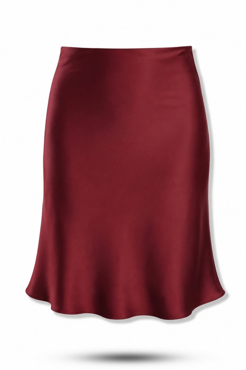 Bordo Saten Etek 3965