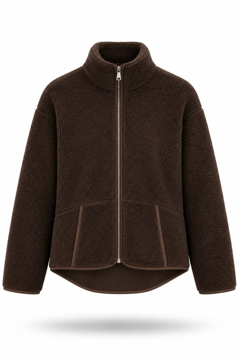 Kahverengi Polar Ceket 23236