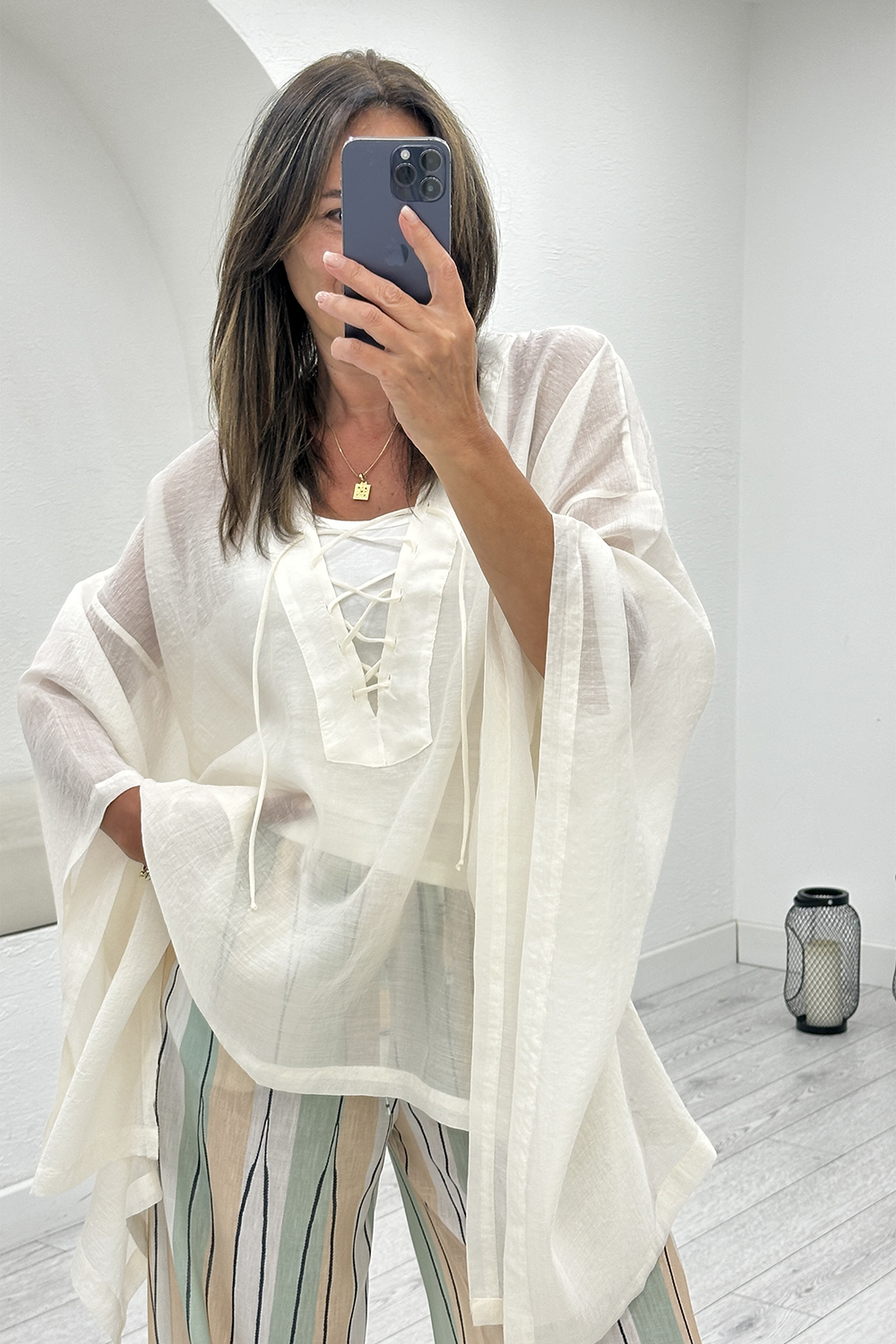 Kemik Bağcıklı Kimono 5111