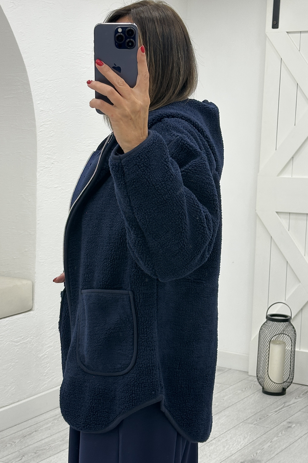 Lacivert Polar Ceket 23240