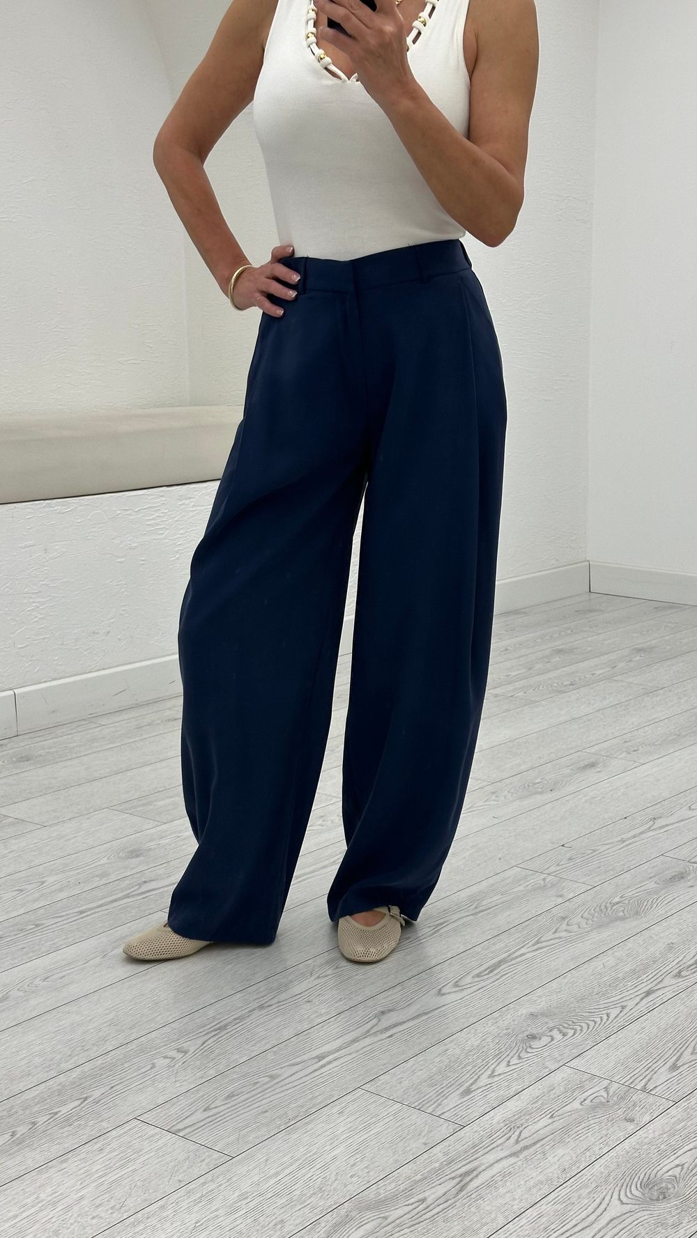 Lacivert Tensel Pantolon 17374