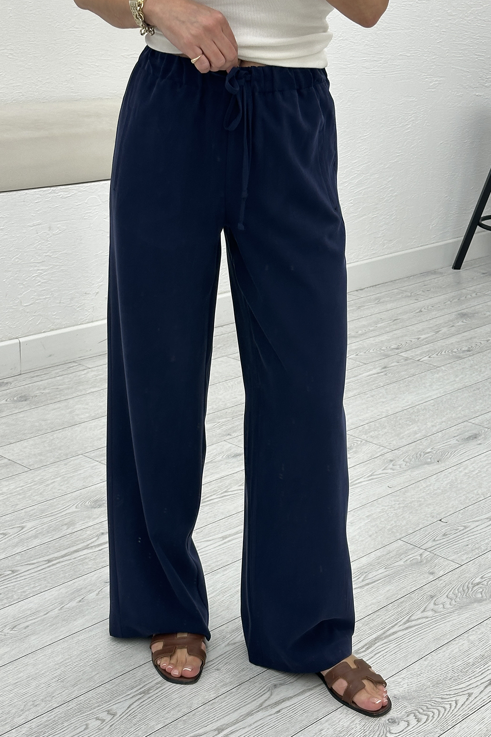 Lacivert Tensel Pantolon 3890
