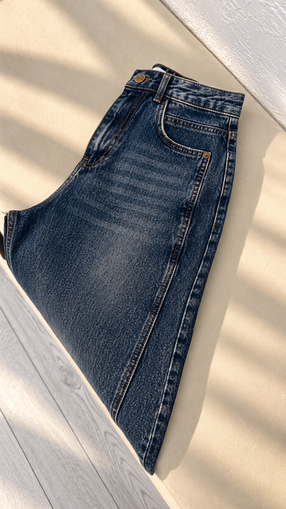 Mavi Dikiş Detaylı Jean 545