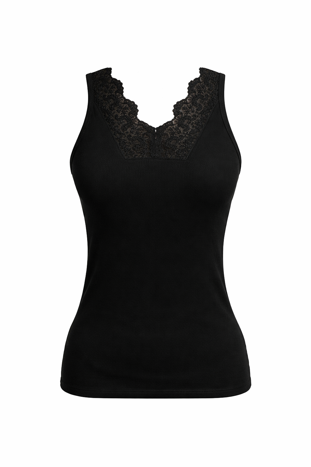 Siyah Dantelli Fitilli Atlet 26288