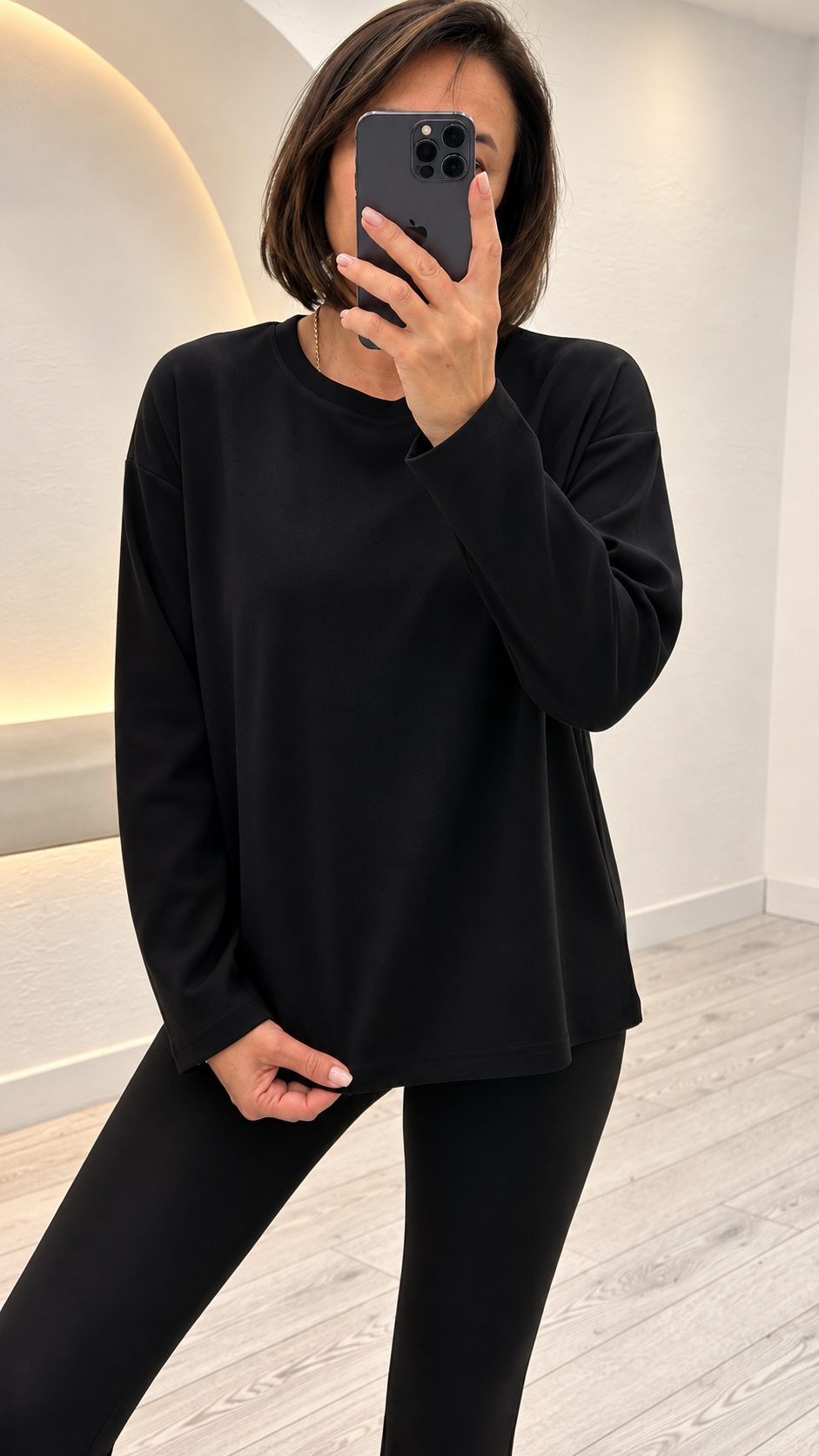Siyah Oversize Tshirt 151357