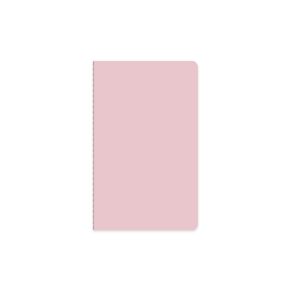 13x20 Terzi Dikişli Esnek Kapak Çizgili Defter - Pembe