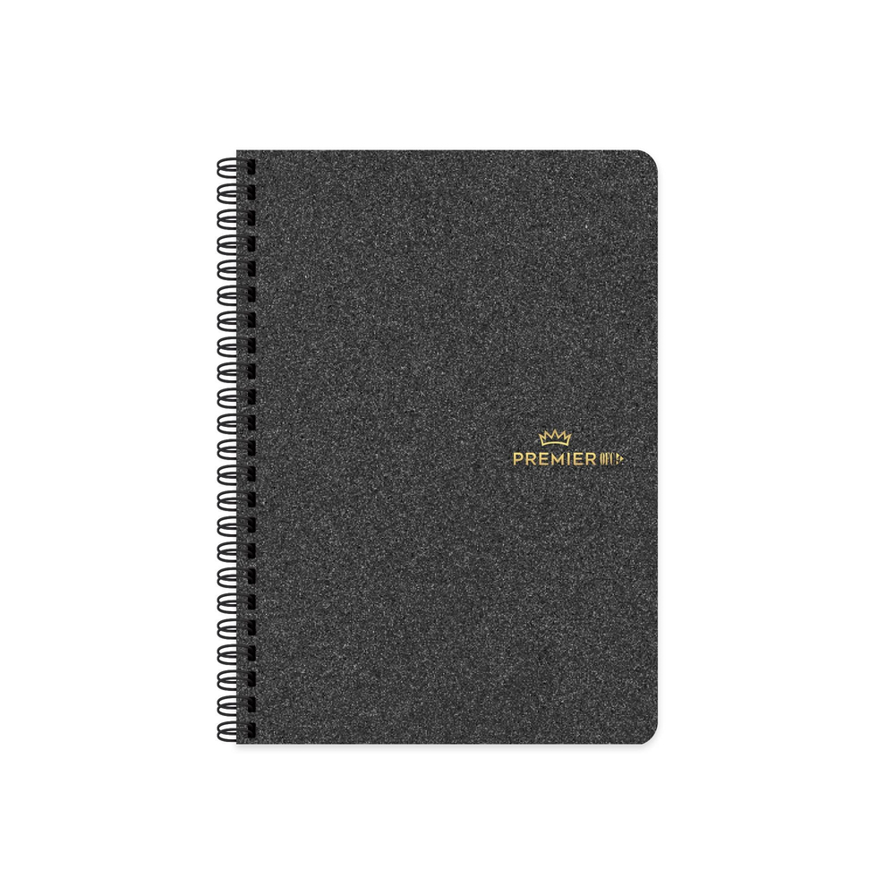 17x24 Spiralli Sert Kapak Ayraçlı Premier Ofc4 Defter - Gri