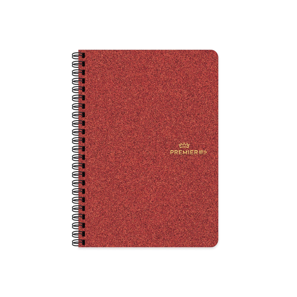 17x24 Spiralli Sert Kapak Ayraçlı Premier Ofc4 Defter - Kırmızı