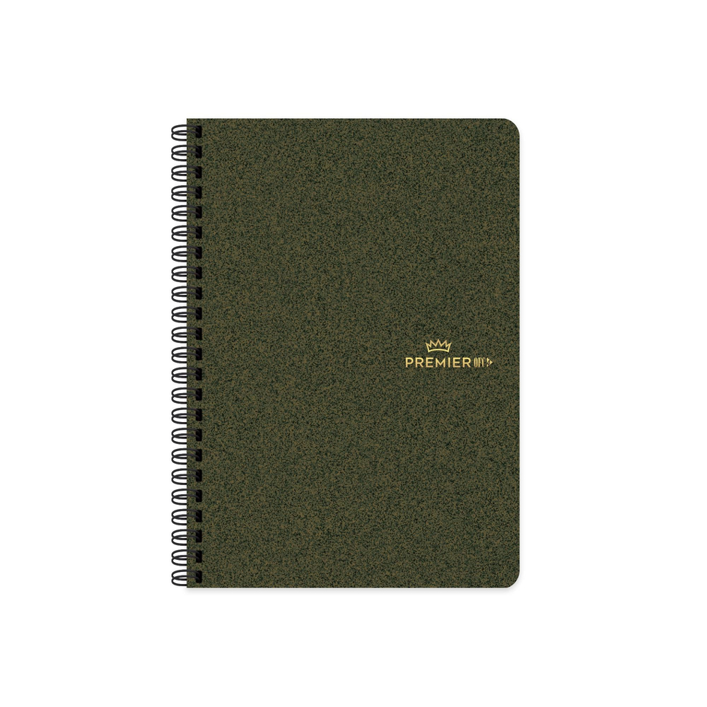 17x24 Spiralli Sert Kapak Ayraçlı Premier Ofc4 Defter - Yeşil