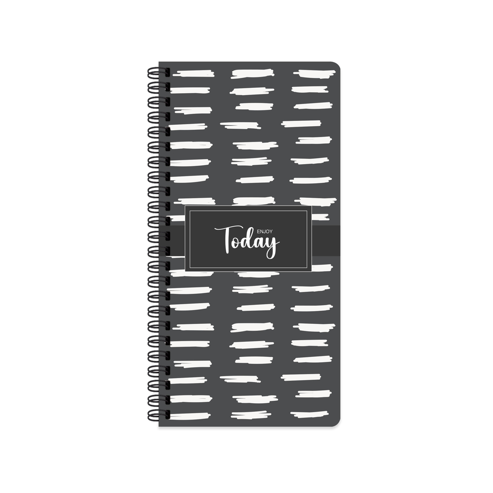 8x16 Spiralli Sert Karton Kapak Çizgili Today Defter - No:04
