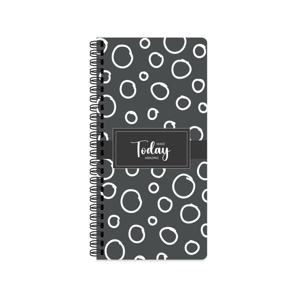 8x16 Spiralli Sert Karton Kapak Çizgili Today Defter - No:03