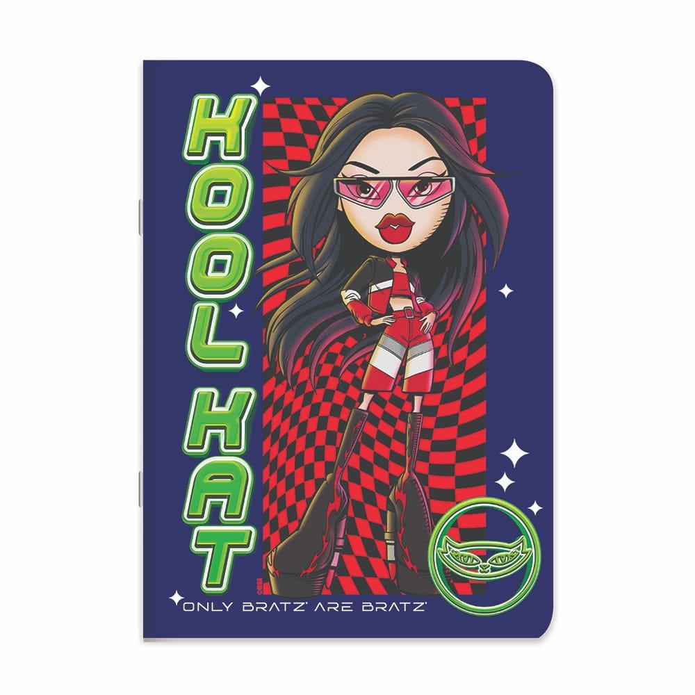 Bratz 18,5x26 Tel Dikişli Stickerli Çizgili Defter - Bunnyboo