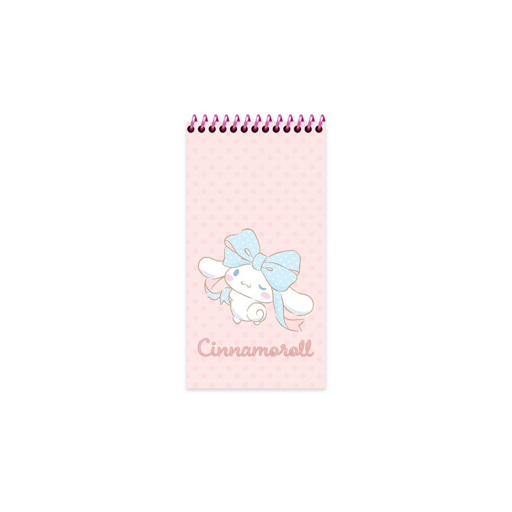 Cinnamoroll 10x19 Spiralli Karton Kapak Çizgili Defter - Puantiye