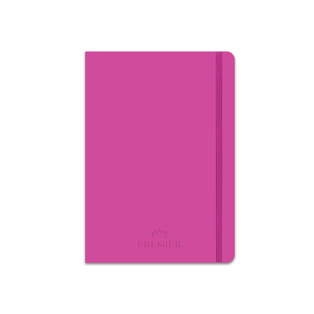 Düz Ciltli Premier Defter Fuşya 13x21
