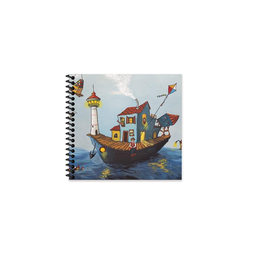 Ezo Sunal 16x15 Spiralli Sert Kapak Çizgisiz Defter - No:01