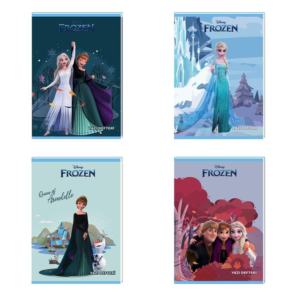 Frozen II A5 40 Yp. Yazı Defteri - 4'lü Set