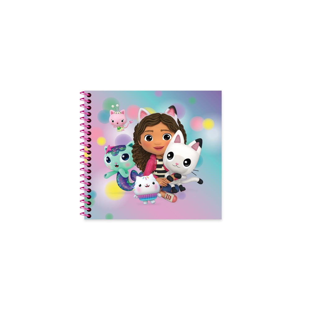 Gabby'nin Hayal Evi 16*15 50 Yp. Çiz. Spiralli Sert Kapak Defter - Mavi