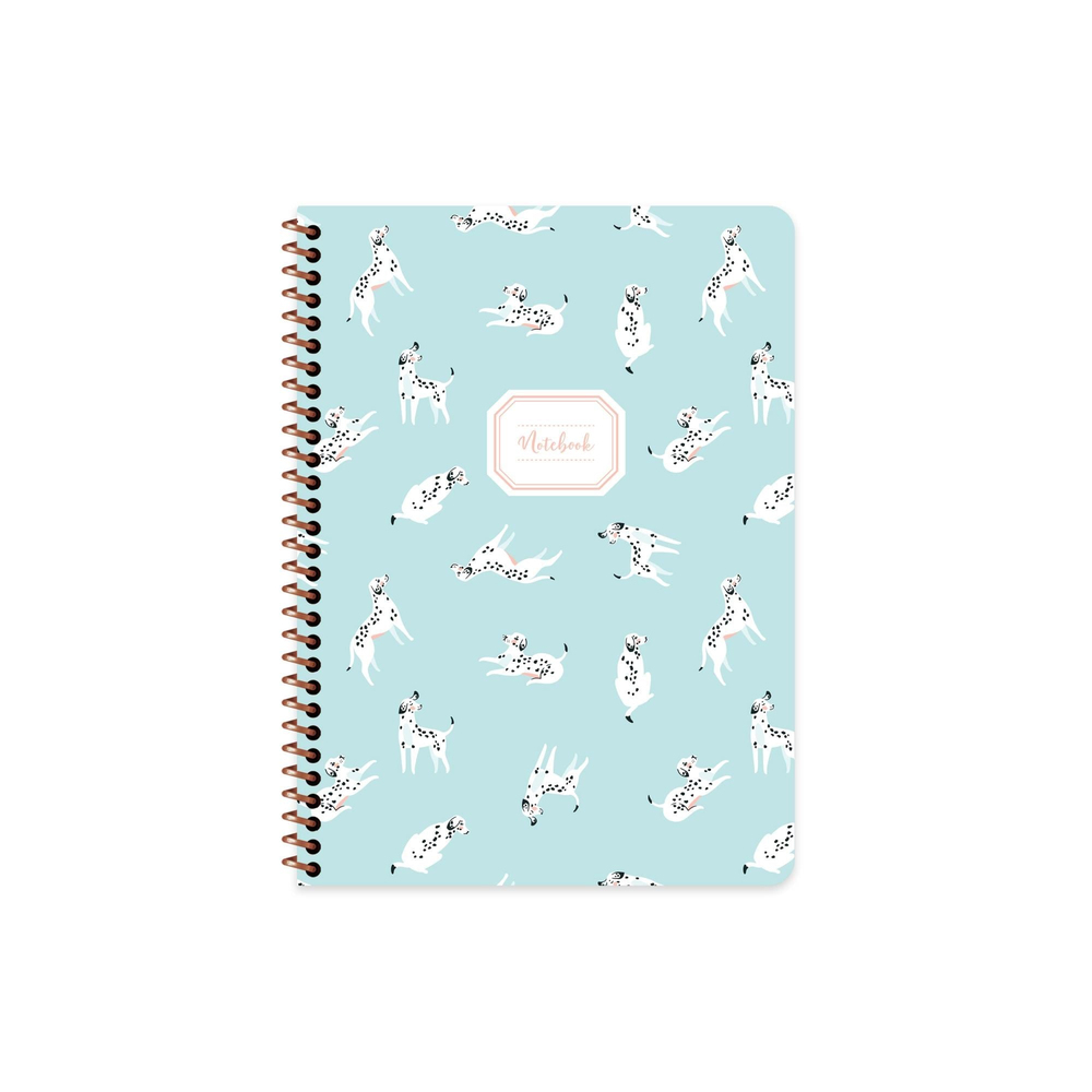 Kareli Spiralli Hayvanlar Defter 16,5 x 22,5 CM - Köpek