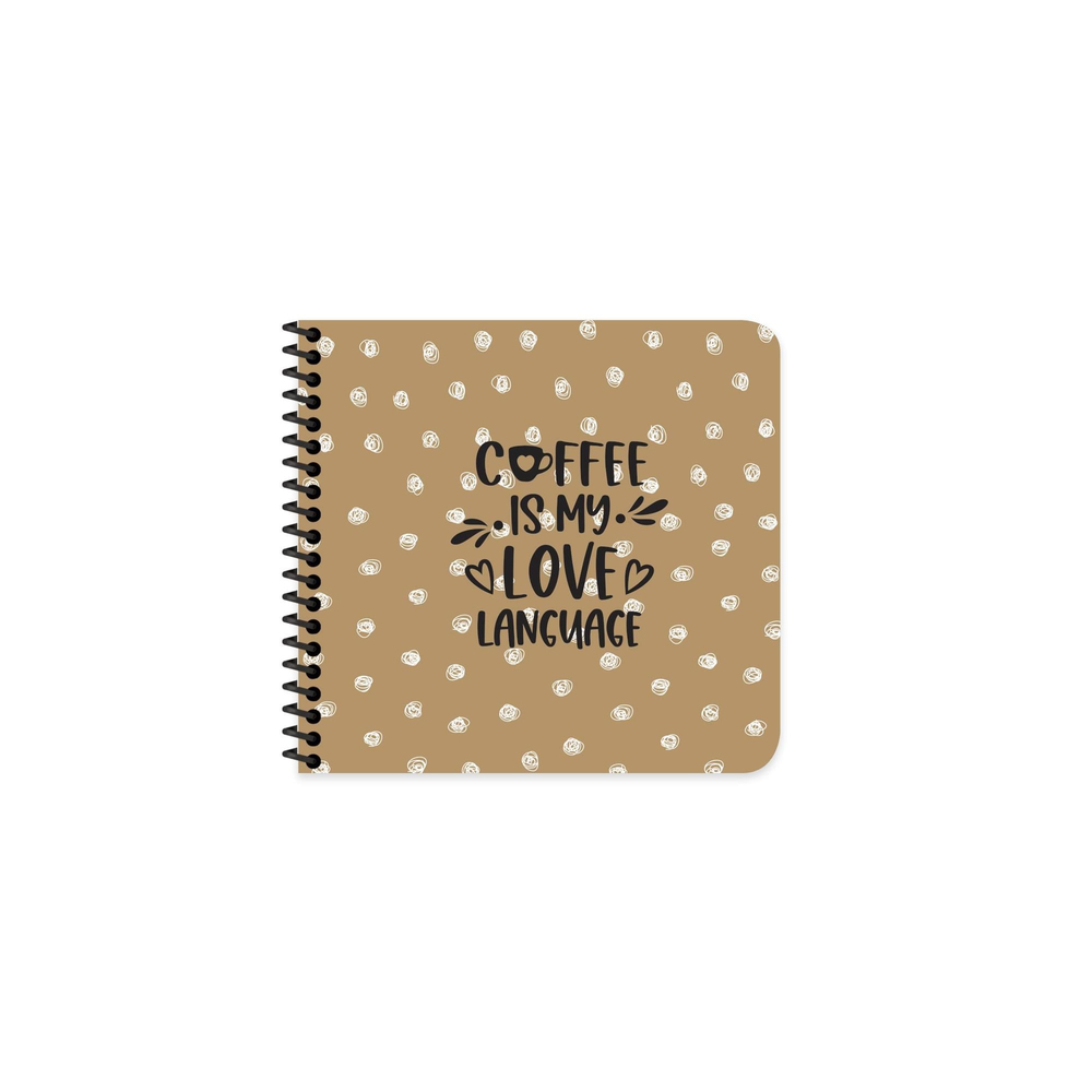 Keskin 16*15 Çizgili Karton Kapak Kahve Defter - Mind