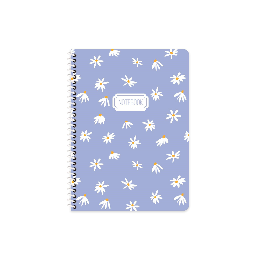 Keskin 16,5*22,5 Kareli Karton Kapak Spiralli Blume Defter - Mavi