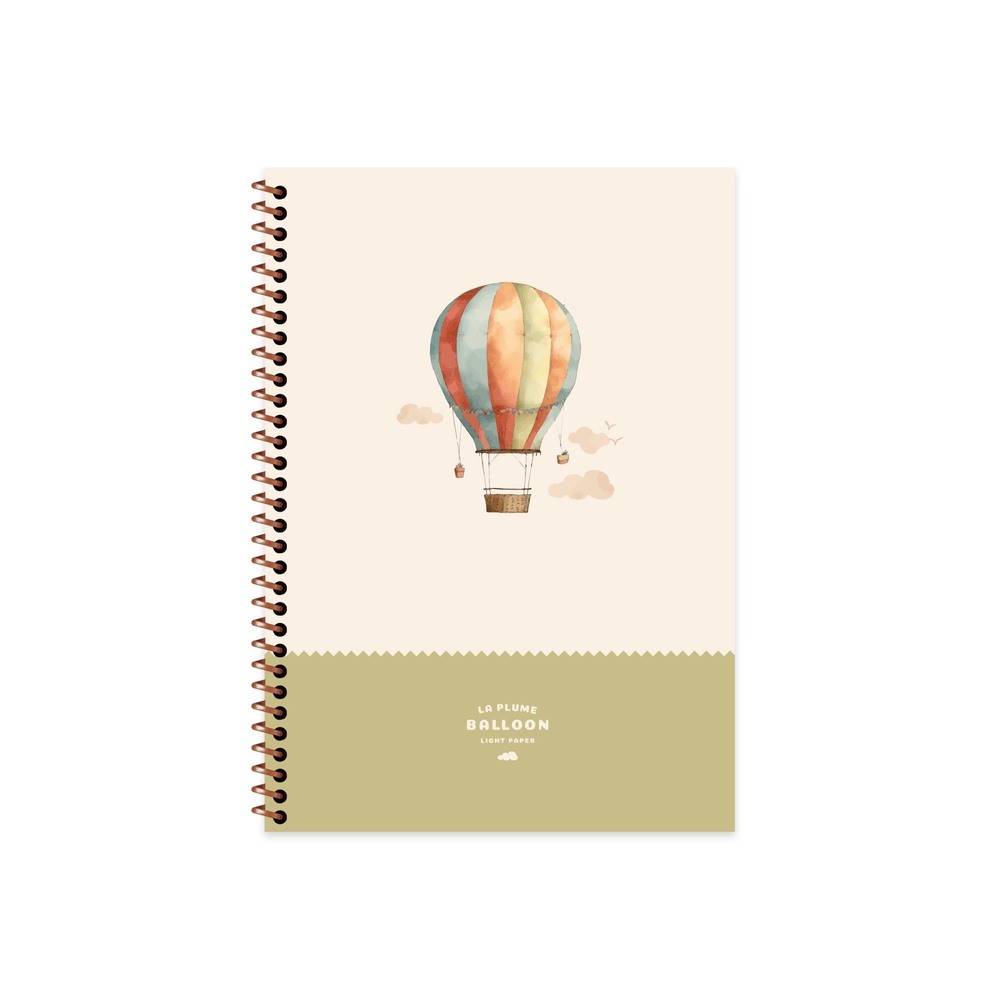 Keskin 17X24 80 Yp.Kar.Spr.Sert Kap.La Plume Balloon Defter - Yeşil
