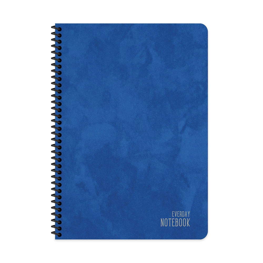 Keskin A4 Çizgili Karton Kapak Spiralli Alfa Defter - Mavi