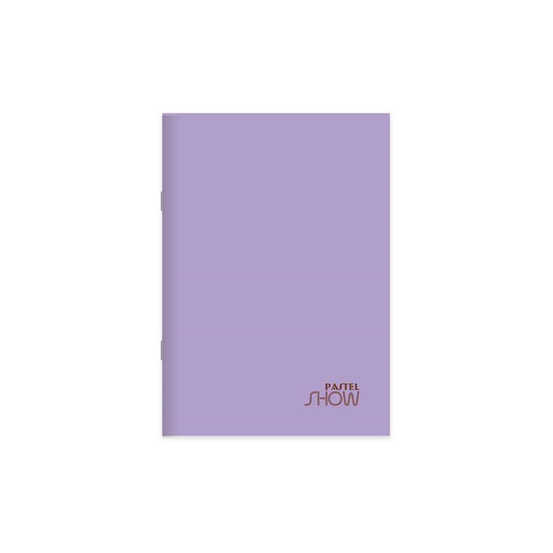 Keskin A5 60 Yp.Çiz. PP Kp.Dikişli Pastel Show Defter - Mor