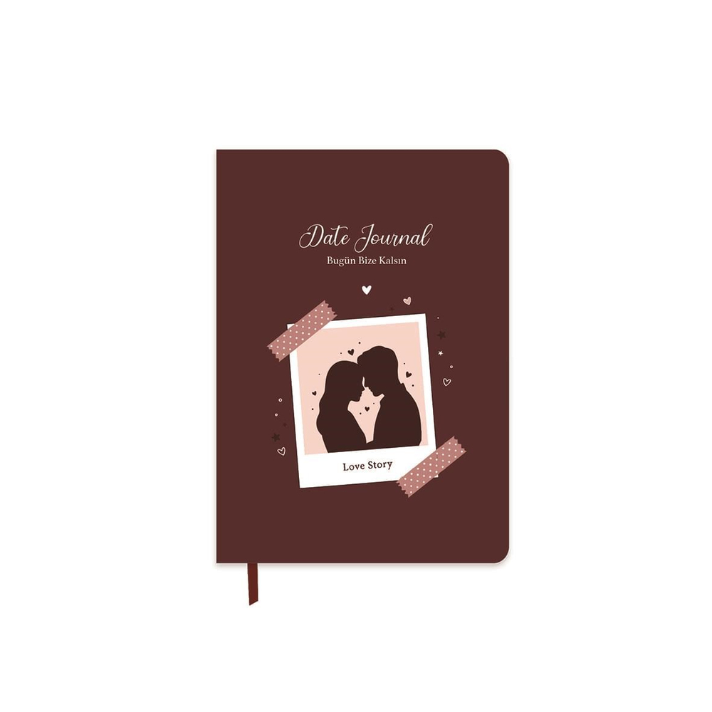 Keskin A5 96 Yp. Ciltli Date Journal - Bordo