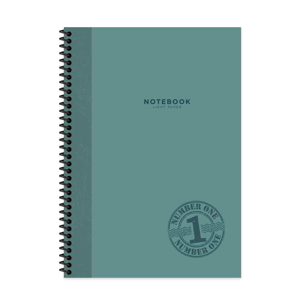 Keskin Color A4 Düz Defter Stamp - Mavi