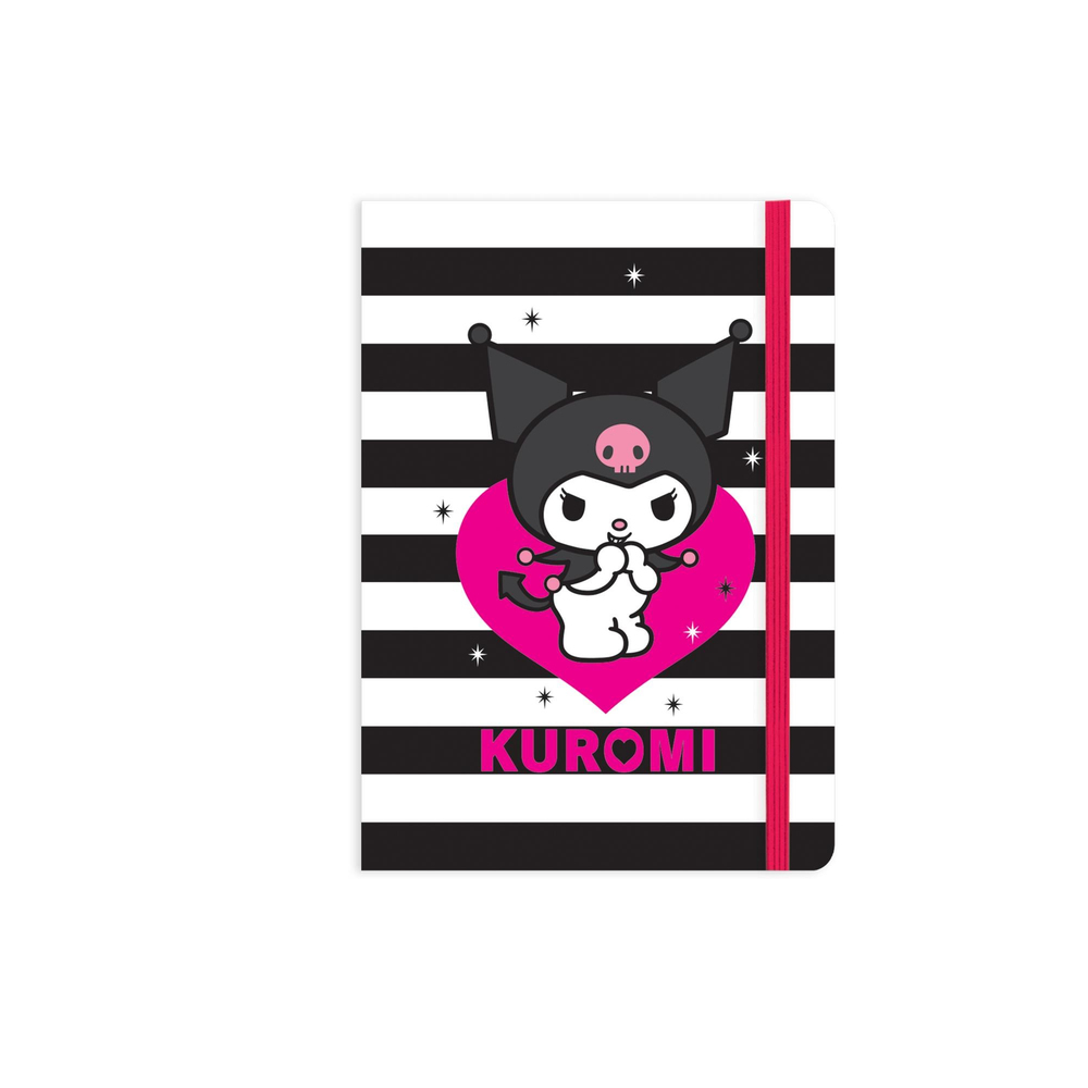 Kuromi A5 Ciltli Sert Kapak Çizgili Defter - No:01