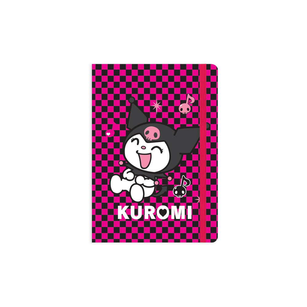 Kuromi A5 Ciltli Sert Kapak Çizgili Defter - No:03