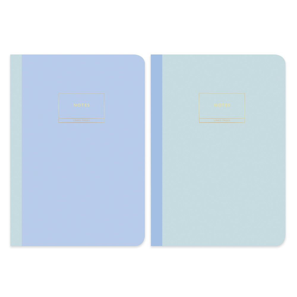Limited Edition Terzi Dikiş 2'li Defter Seti Pastel Mavi 17x25