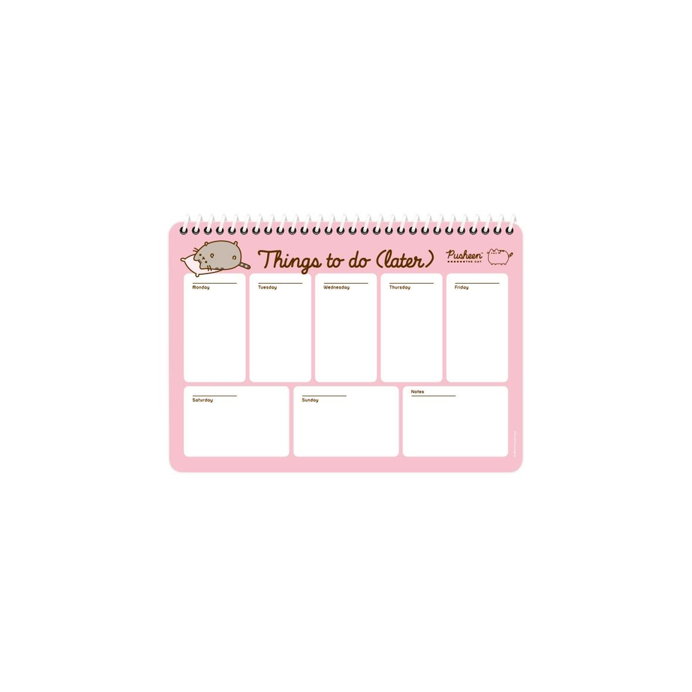 Pusheen 17*24 52 Yp.Haftalık Spiralli Planner