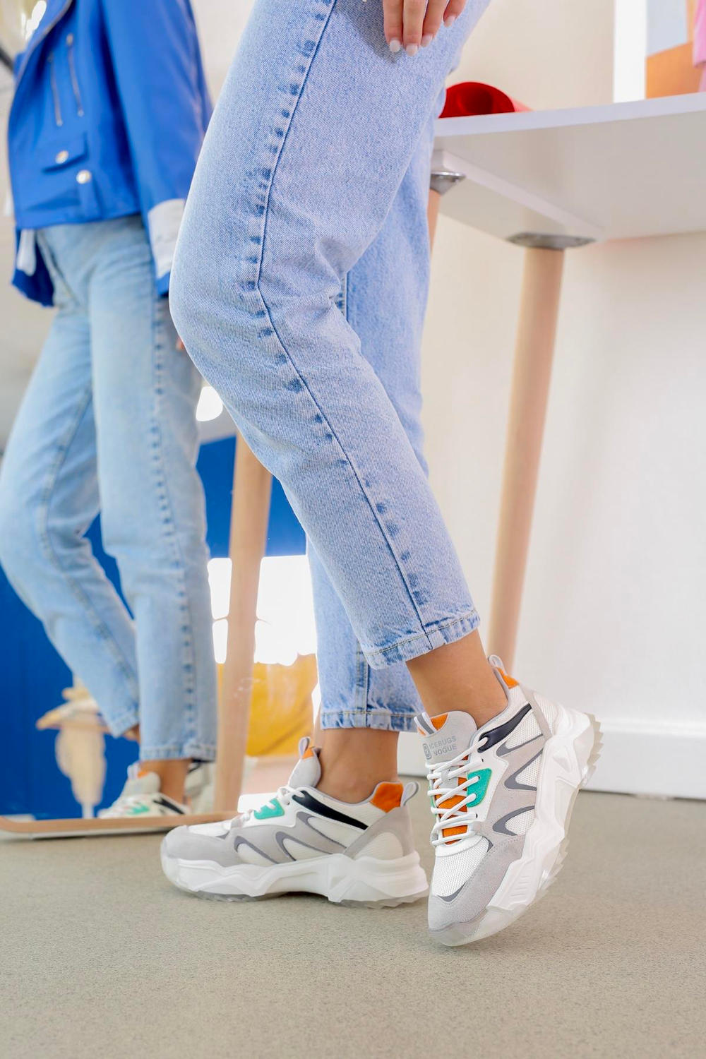 AYYA MODEL 5 CM TABANLI YENİ SEZON SNEAKERS SPOR AYAKAKBI BUZ.TRNC