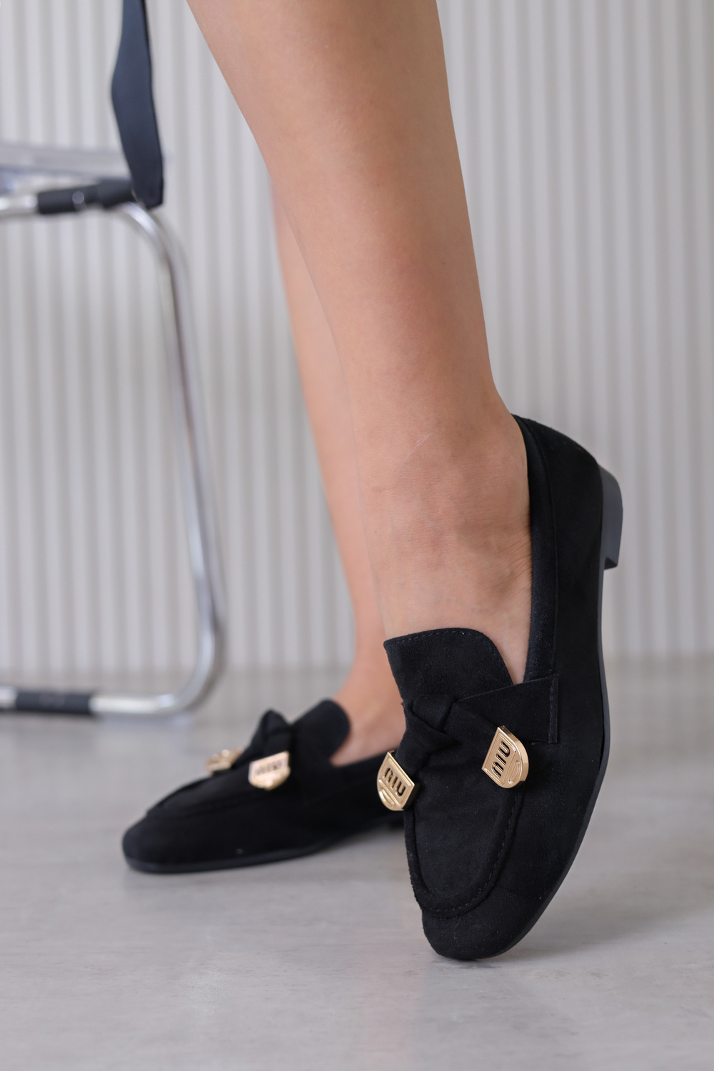 robh model yeni sezon babet loafer SIY.SUET