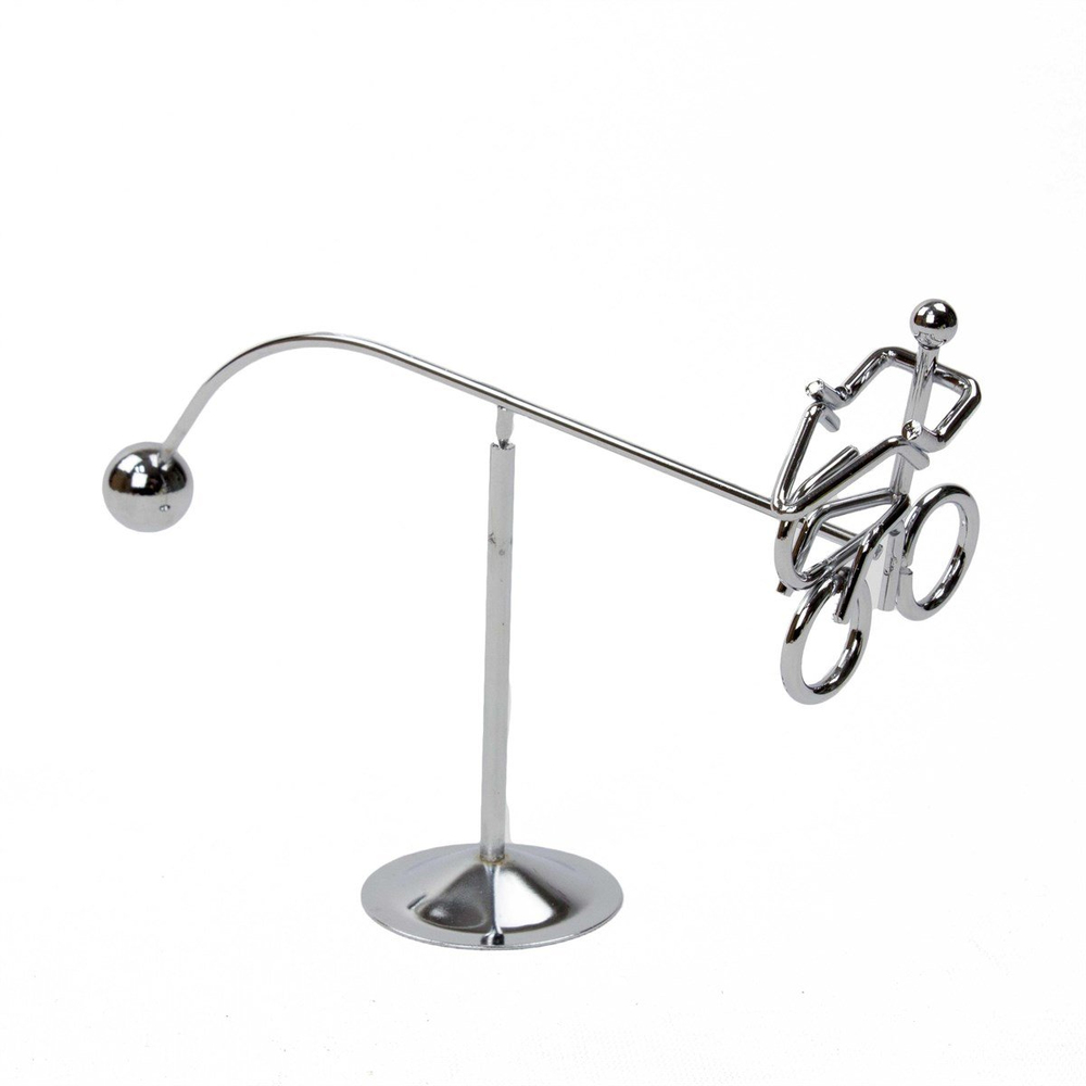 Bisiklet Süren Adam Tasarımlı Masa Üstü Denge Oyunu