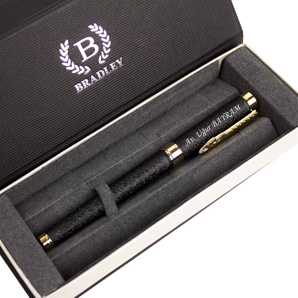 İsme Özel Bradley Roller İmza Kalemi Siyah M2
