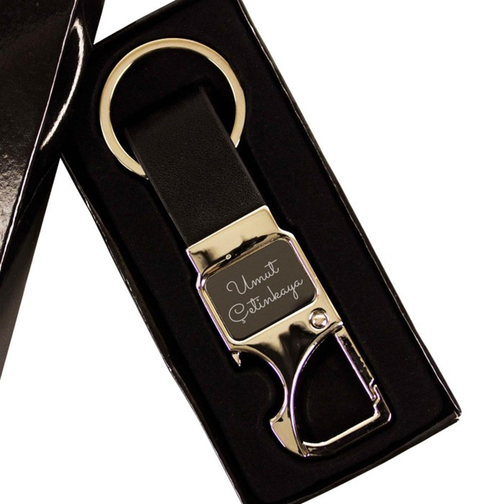 İsme Özel Klipsli Askılıklı Metal Anahtarlık