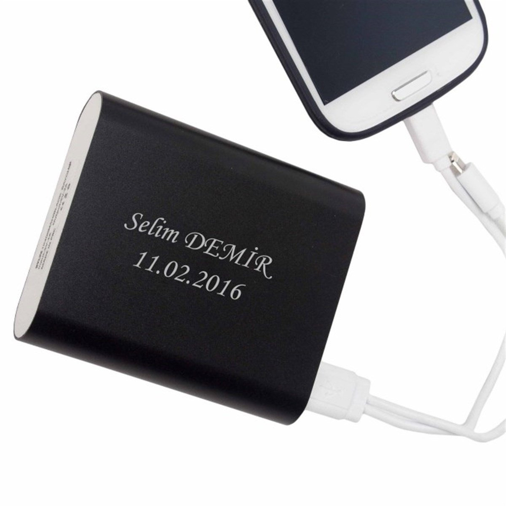 İsme Özel Metal Powerbank 10000 Mah.