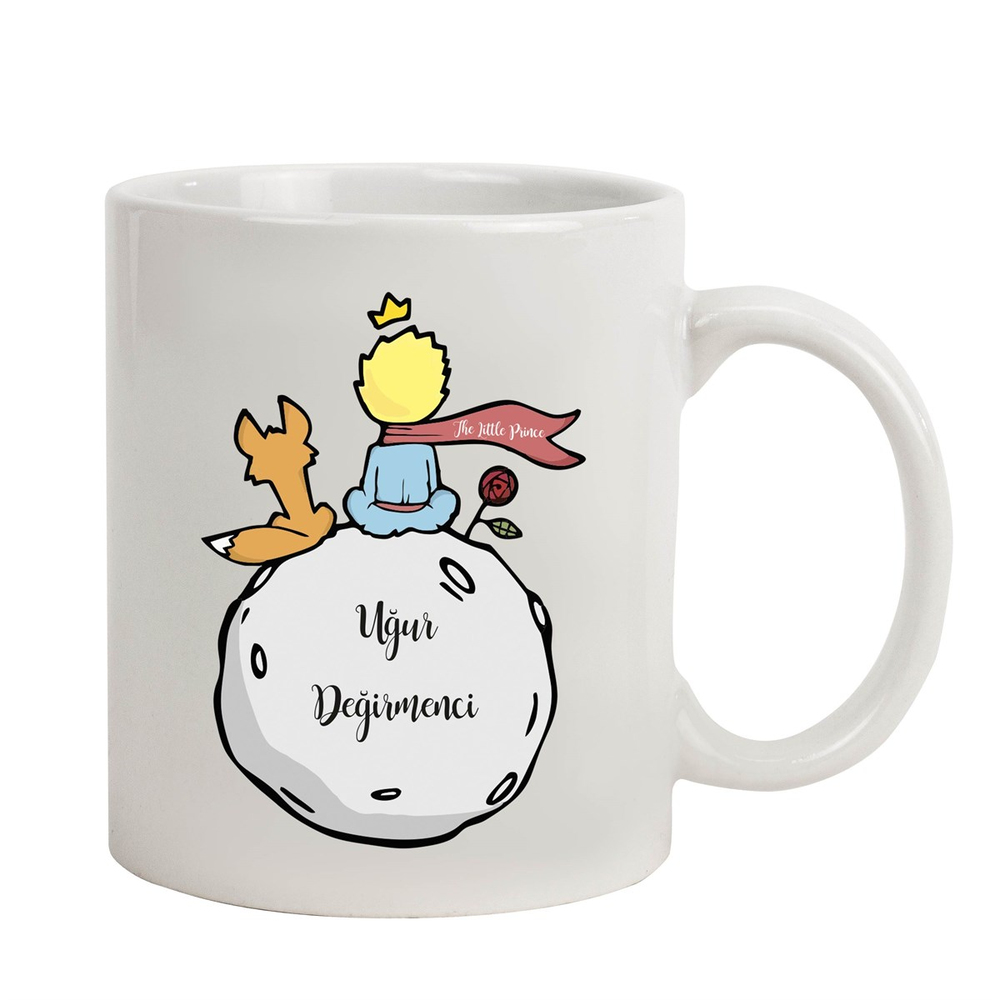 İsme Özel The Little Prince Temalı Kupa Bardak