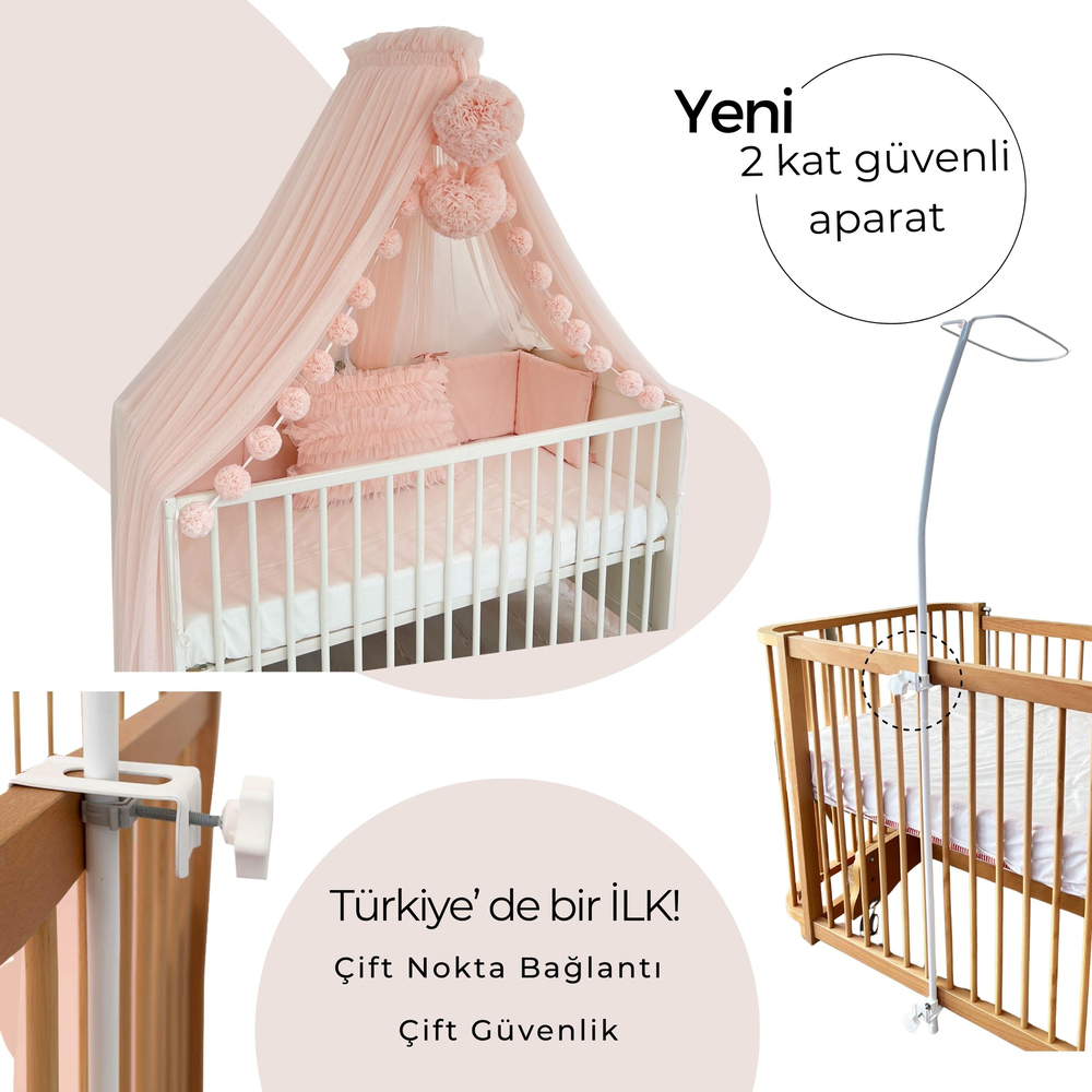 BEŞİK CİBİNLİK-BABY PINK