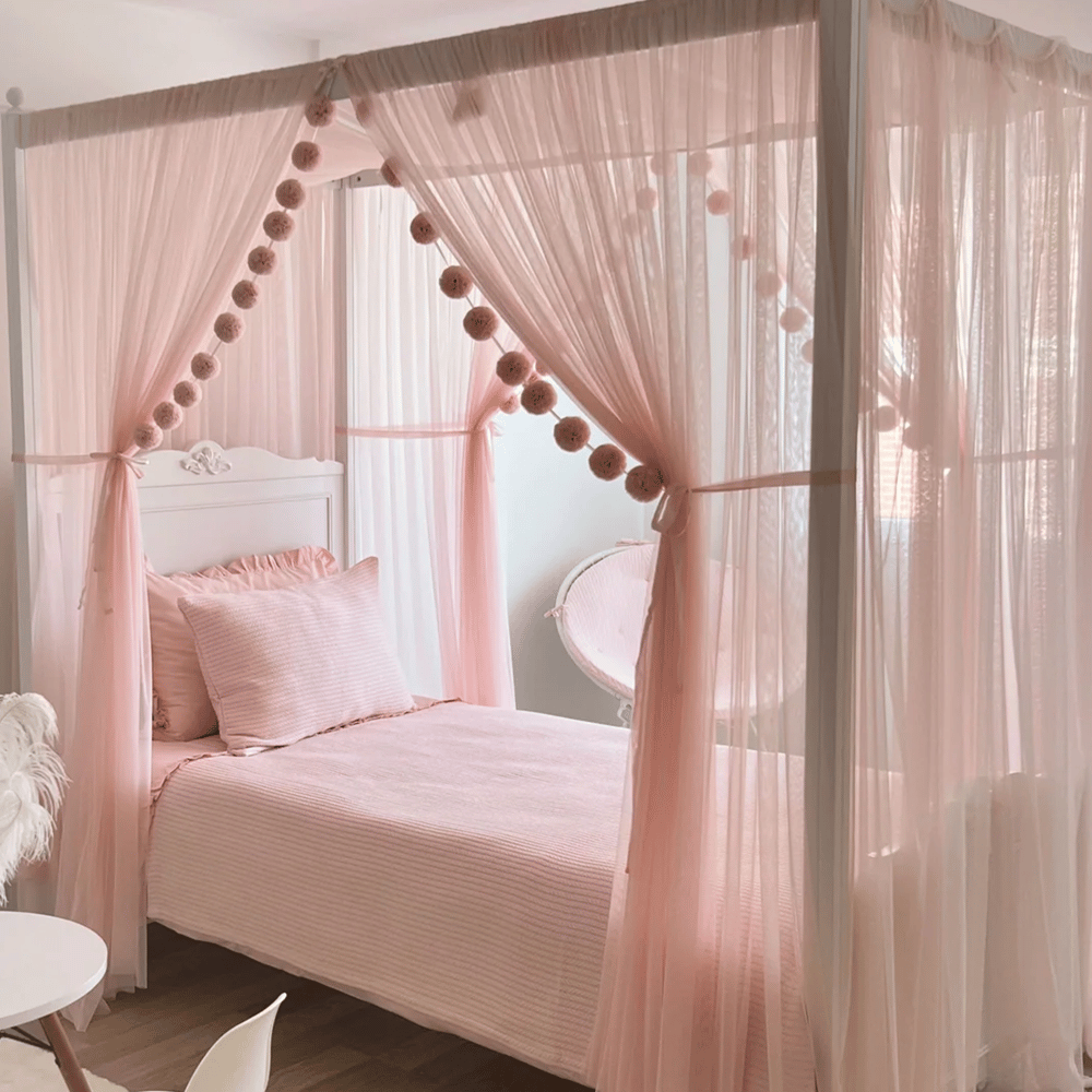 CİBİNLİKLİ YATAK DELUXE - BABY PINK