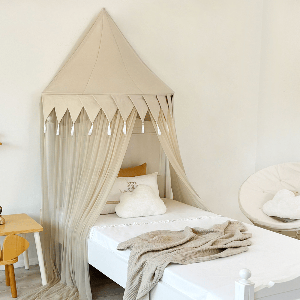DUVAR TENTESİ - BAYRAKLI - NATURAL BEIGE